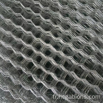 Boîte de gabion hexagonale